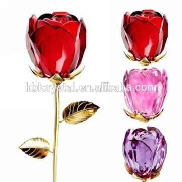 Romantic red crystal rose for Valetine's day gift