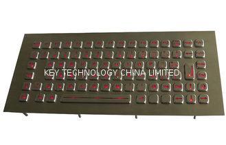 function Metal Kiosk Keyboard / wall mount keyboard With pa