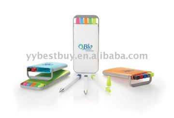 desktop plastic pen and pencil set