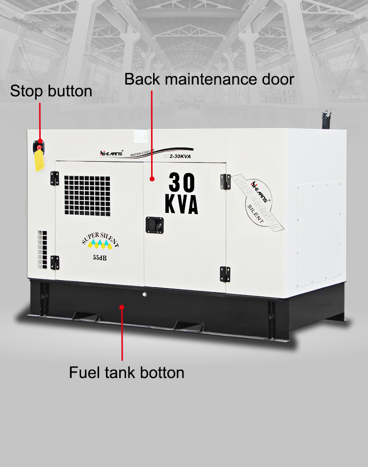 Hiearns GF2-8KW 10KVA industry voltage water cooled diesel generator