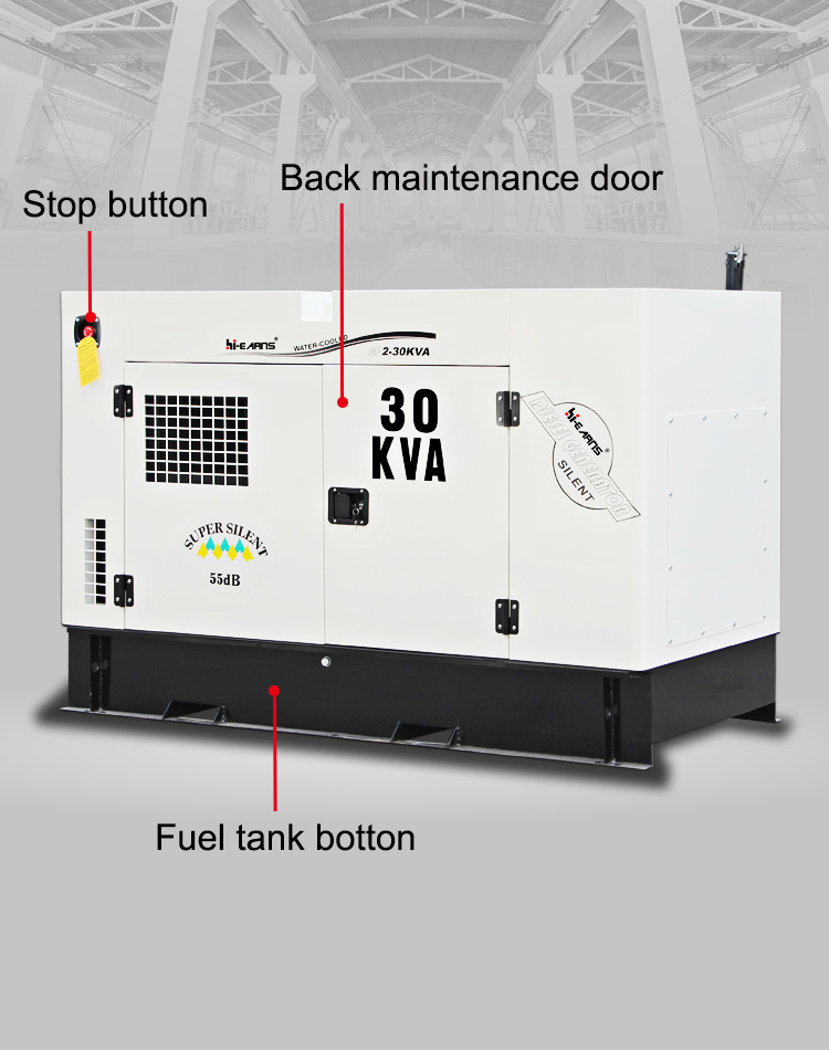 Water-cooled Chinese Quanchai engine 15kva generator