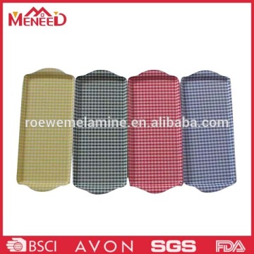 Different size and different colour melamine serving tray