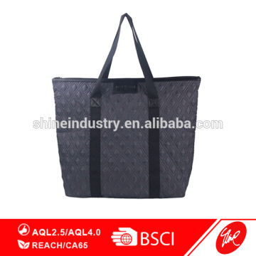 Business Style Diamond Lattice Unisex Tote Bags Hand Bags