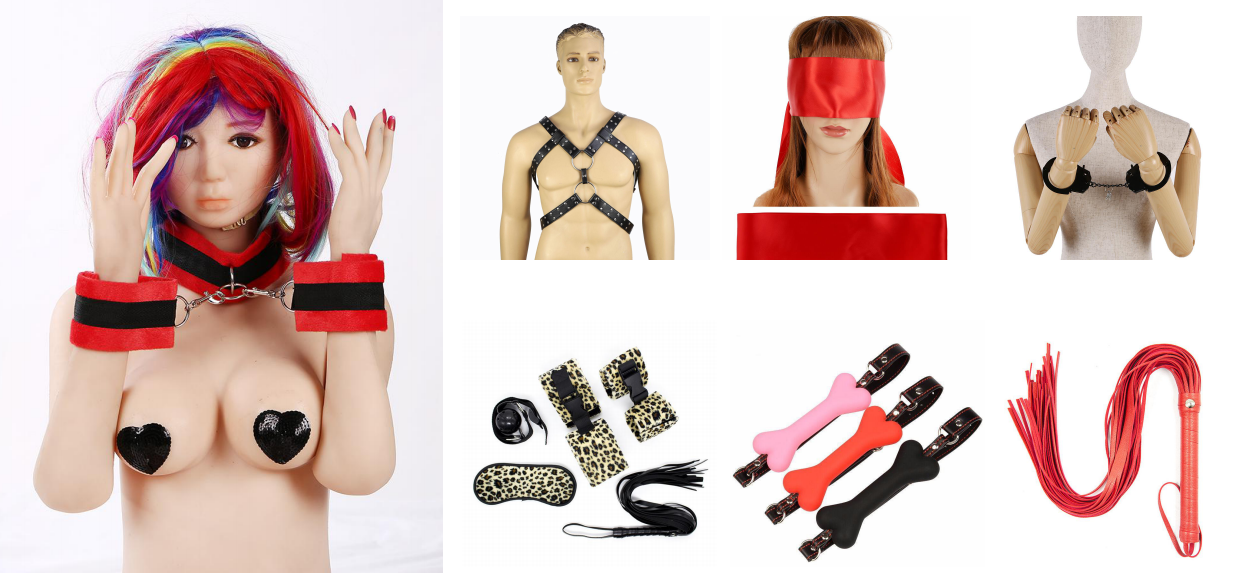 Back Cuffs Adjustable Size Webbing With Nape Cuffs Handcuffs With Neck And Back For Woman