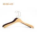 EISHO Wholesale Fashion Wooden Coat Hanger