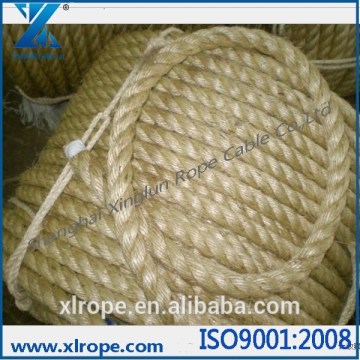3strand twisted sisal rope untreated