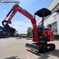 1.2 tons tailless hydraulic small digger mini farm excavators for sale
