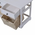 shoes storage bench ottoman with storage basket