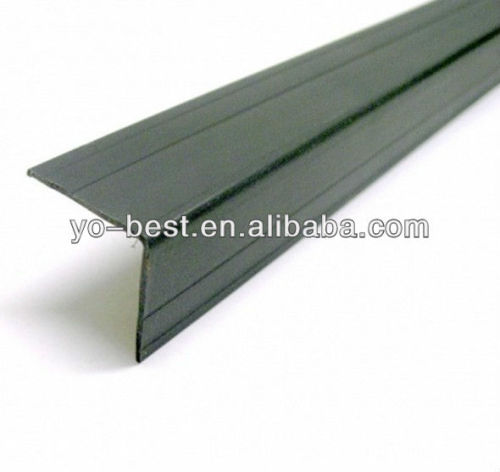 L shape pvc strip profile for wall corner