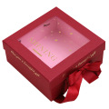 Clear PVC Window Luxury Gift Boxes Logo