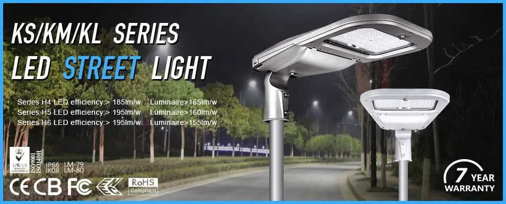 6-8m 55W Street LED Light with Solar Panel