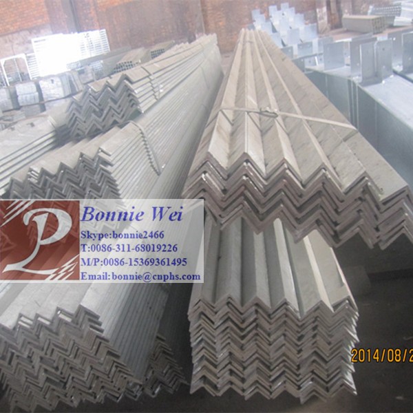 Galvanized equal double angle iron steel bar