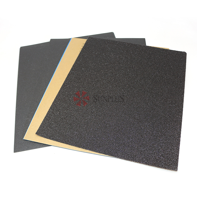 Sand Paper Sheet SUNPLUS Factory Silicon Carbide Waterproof Abrasive Paper Sand Paper Sheet