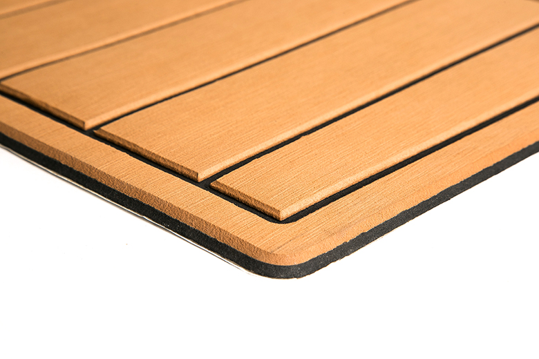 deck floor covering Different size fashion style synthetic teak boat decking flooring eva marine sheet