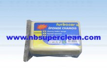 Pure Leather car wash sponge ,real leather chamois sponge