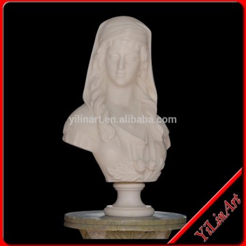 Life-size Marble Lady Bust Statue