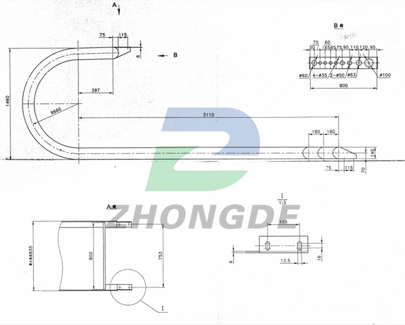 High quality open nylon cable drag chain used for CNC machine tools