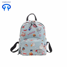 Mini print knapsack cute shoulder bag