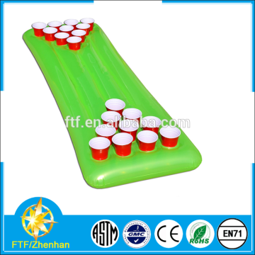 2016 best-selling inflatable beer pong table/ float air mattress/Inflatable Floating Pool Beer Pong Table