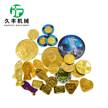 Wholesale Aluminum Foil Paper Gold Coin Fish Wrapping Machine