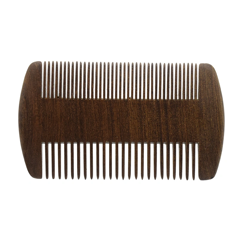 Wholesale Anti Static Wooden Beard Comb Wood Pocket Comb with Fine Teeth for Beard Support Custom Logo