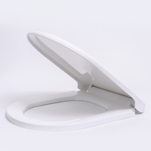 White Plastic Bathroom Smart Toilet Seat Cover