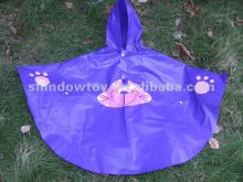 PVC / EVA children raincoats. Fashion children Poncho.