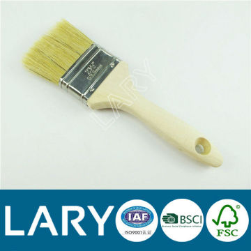 2" pure white bristle wooden handle paint brushes