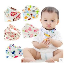 Adjustable Organic Cotton Baby Bibs 100% Cotton Drool Bibs for Babies