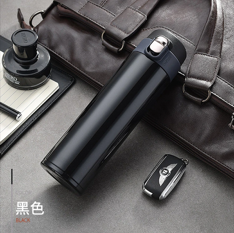 Customized Logo 500ml Flask vacuum Stainless Office Water Bottle