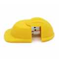 PVC rubberen hoed USB-flashdrive