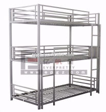 Dormitory Metal Bed Frame: 3 Tier Bunk Beds Pictures, Triple Metal Bunk Bed