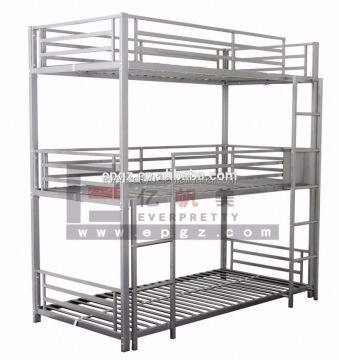 Dormitory Metal Bed Frame: 3 Tier Bunk Beds Pictures, Triple Metal Bunk Bed