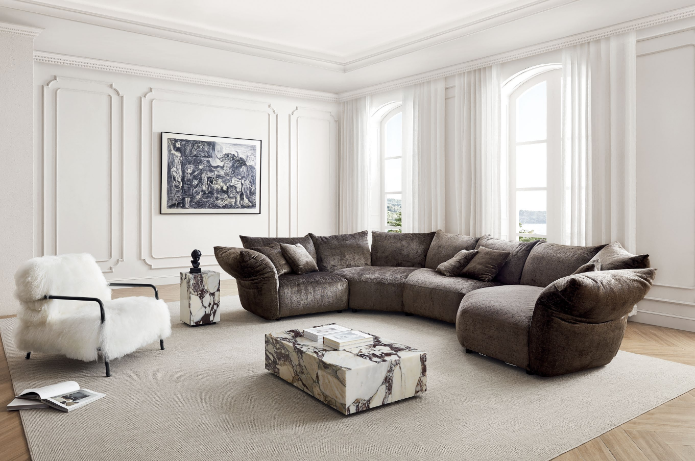  living room leisure sofa