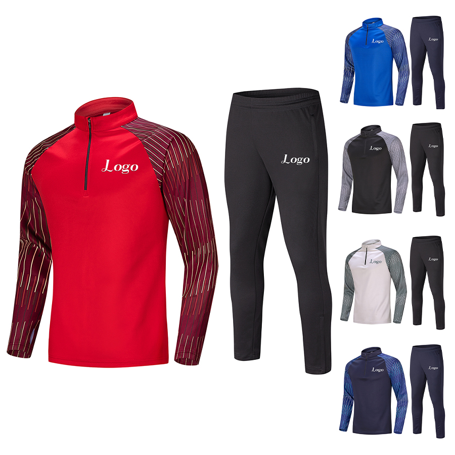 Unisex Sport Herfst Winter Halve Rits Trainingspak