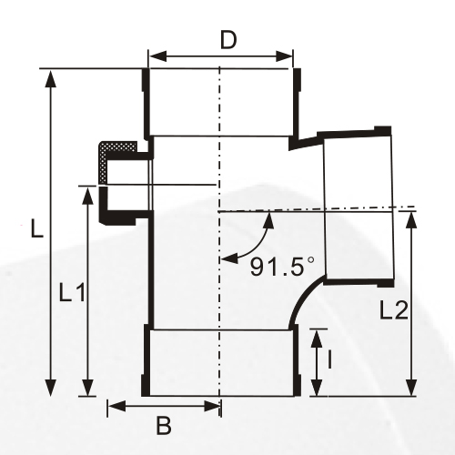 BS5255 / 4514 الباب الخلفي المحملة Upvc الصرف مع الرمادي