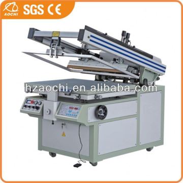 Semi-automatic high precision flat vertical screen printing machi