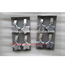 star stone tablecloth weight /star shape stone tablecloth weights