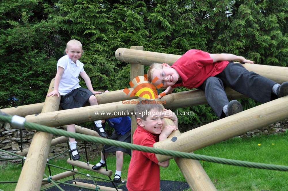 children's playground climbing structure for school