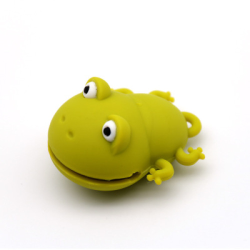 custom PVC USB flash drive Cute frog flash memory stick Factory