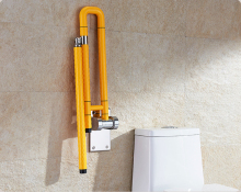 Durable Nylon Folding Handicap Toilet Handle Rail