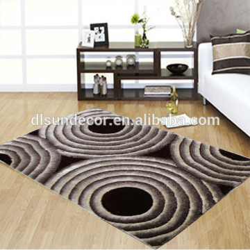 2016 hand tufted shaggy polyester 3d design shag rug discount