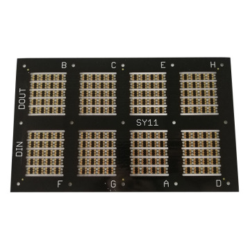 No Silkscreen Small Black Led PCB Assembly