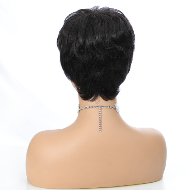 Wholesale Pixie Cut Human Hair Wigs, Pixie Cut Short Wig, Finger Wave Wig