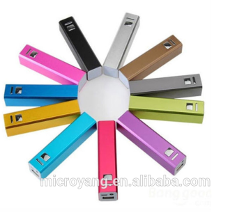 Lipstick Battery Charger Portable Power Bank 2600Mah