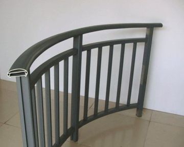 Powder Painted Aluminum Hand Railings For Buildings