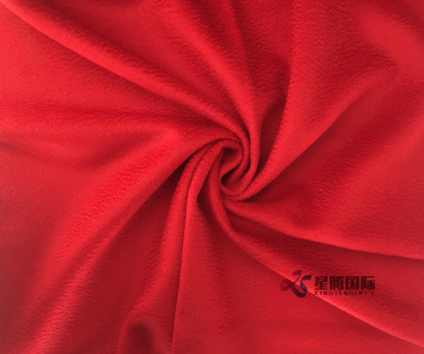 Single Face Water-wave Wool Fabric