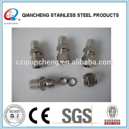 high quality copper compression male union fitting for pex al pex pipe