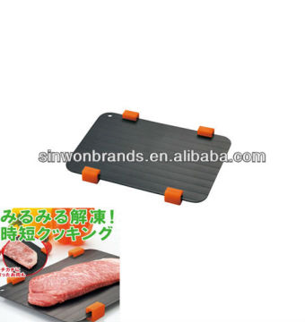 defrosting tray with legs