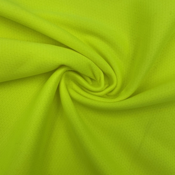 Sportswear Stretch Breathable Pure Polyester Pique Fabric